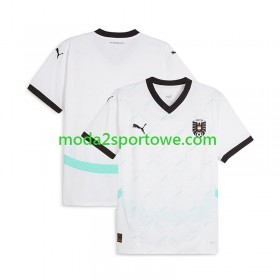 Koszulka Austria Wyjazdowe Stroje Piłkarskie Euro 2024 Krótki Rękaw